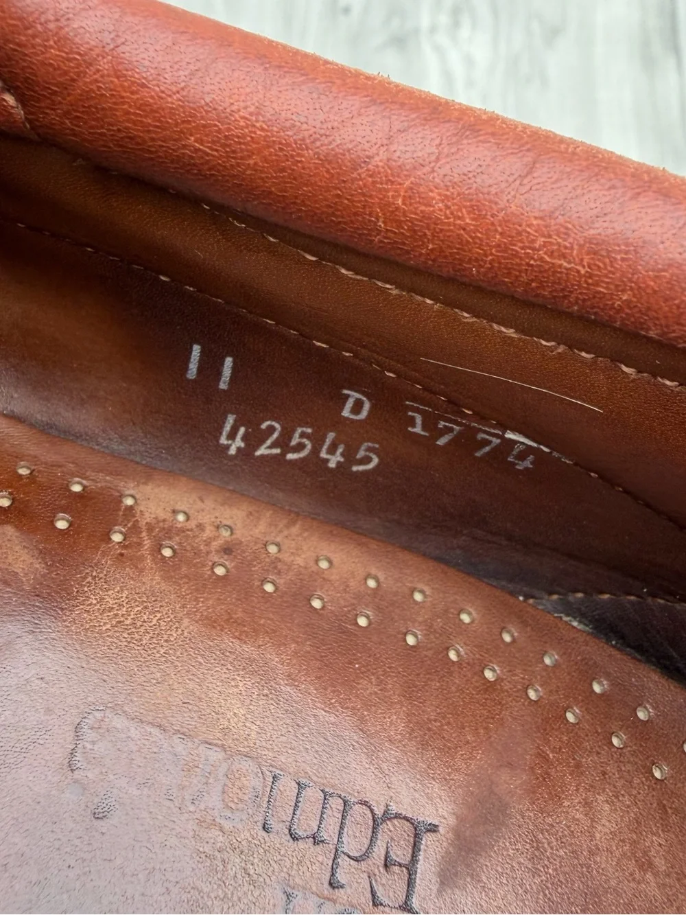 Allen Edmonds premium leather boat shoes